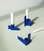 SET CANDELABRO ICONO AZUL