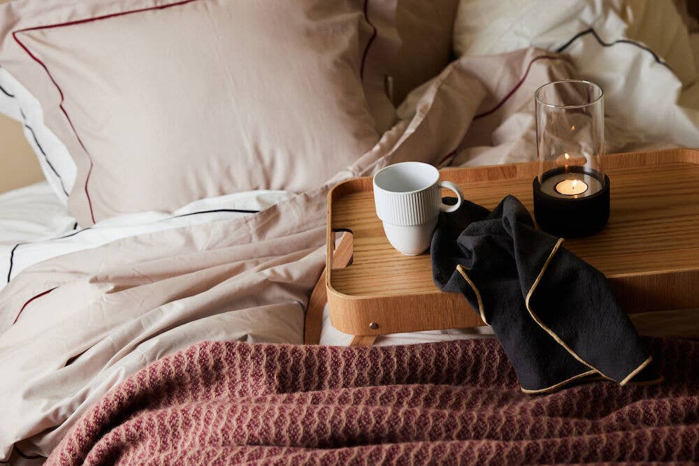 SERVILLETA LINO NEGRO - SET DE 2