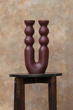 VELA PILAR CAOBA