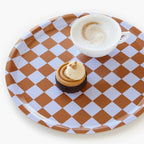 BANDEJA CHECKER CARAMEL