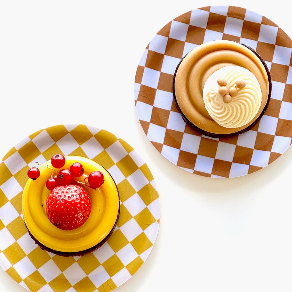 POSAVASOS CHECKER - SET DE 4