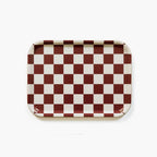 BANDEJA CHECKER BURDEOS - CASA CULTO | Shop Online