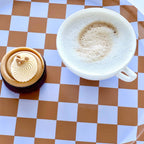 BANDEJA CHECKER CARAMEL - CASA CULTO | Shop Online