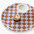 BANDEJA CHECKER CARAMEL - CASA CULTO | Shop Online