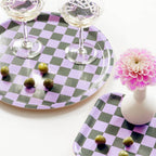 BANDEJA CHECKER LILA - CASA CULTO | Shop Online
