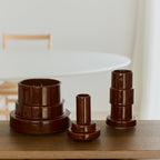 JARRÓN STACK MARRÓN - CASA CULTO | Shop Online