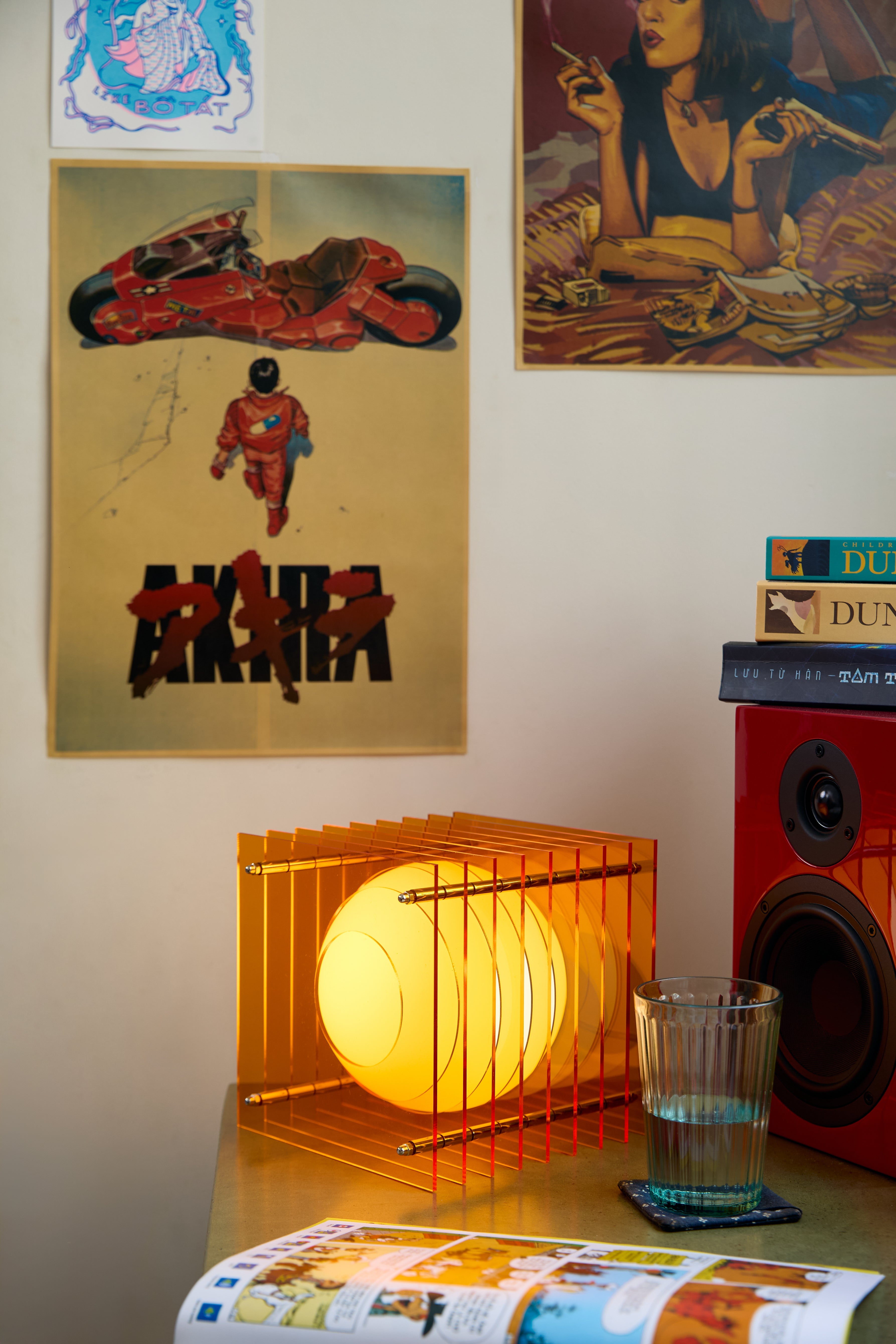 LÁMPARA LOP CUADRADA NARANJA - CASA CULTO | Shop Online