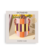 Mini jarrón de papel Octaevo 16,8 cm - CASA CULTO | Shop Online