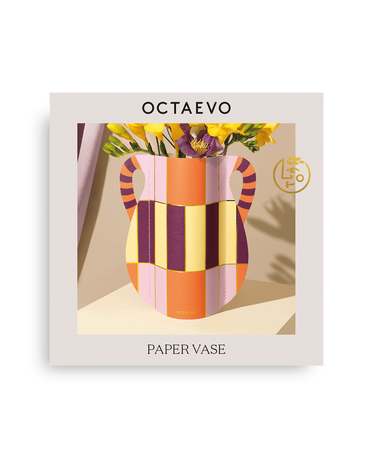 Mini jarrón de papel Octaevo 16,8 cm - CASA CULTO | Shop Online