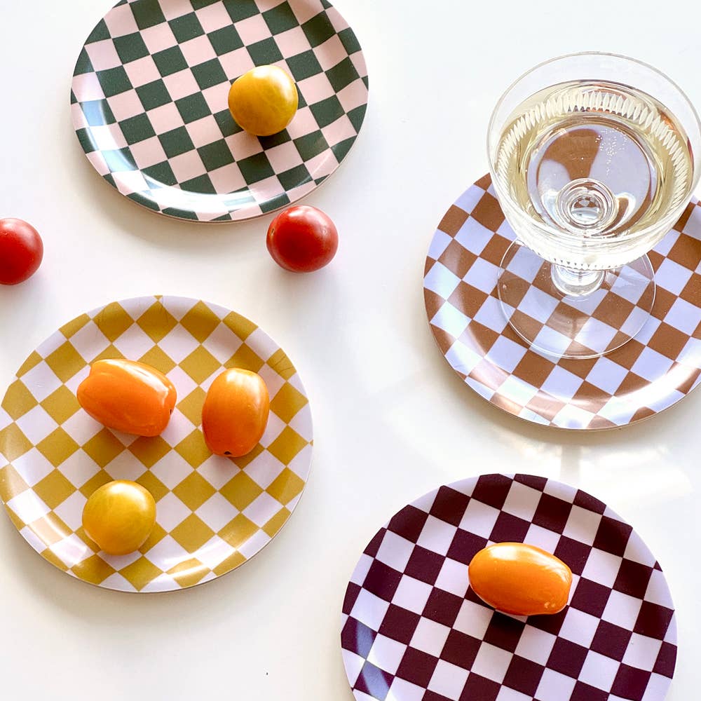 POSAVASOS CHECKER - CASA CULTO | Shop Online