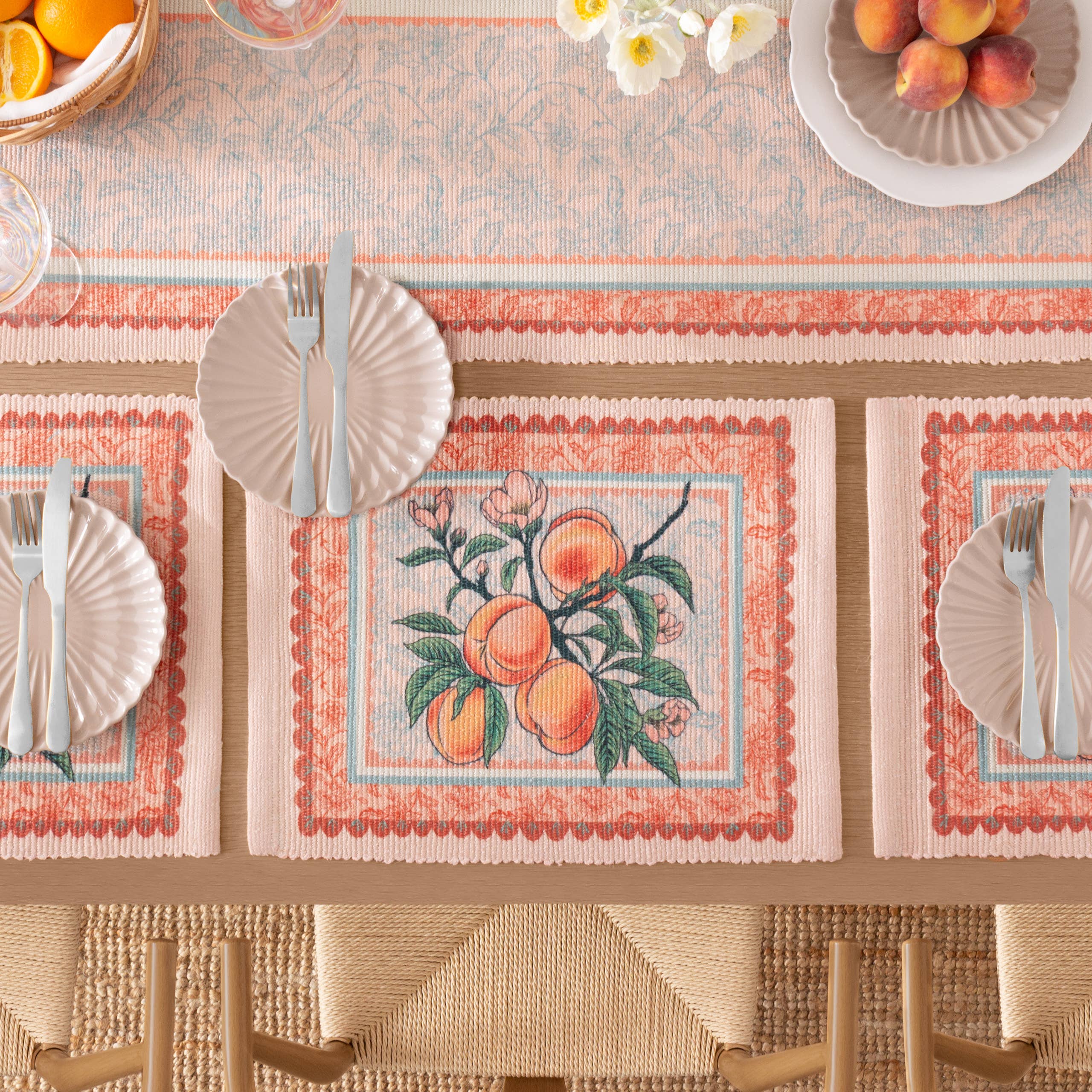 SET INDIVIDUALES PEACHES - CASA CULTO | Shop Online