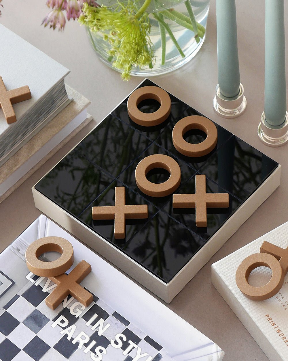 Tres en raya Tic Tac Toe beige - CASA CULTO | Shop Online