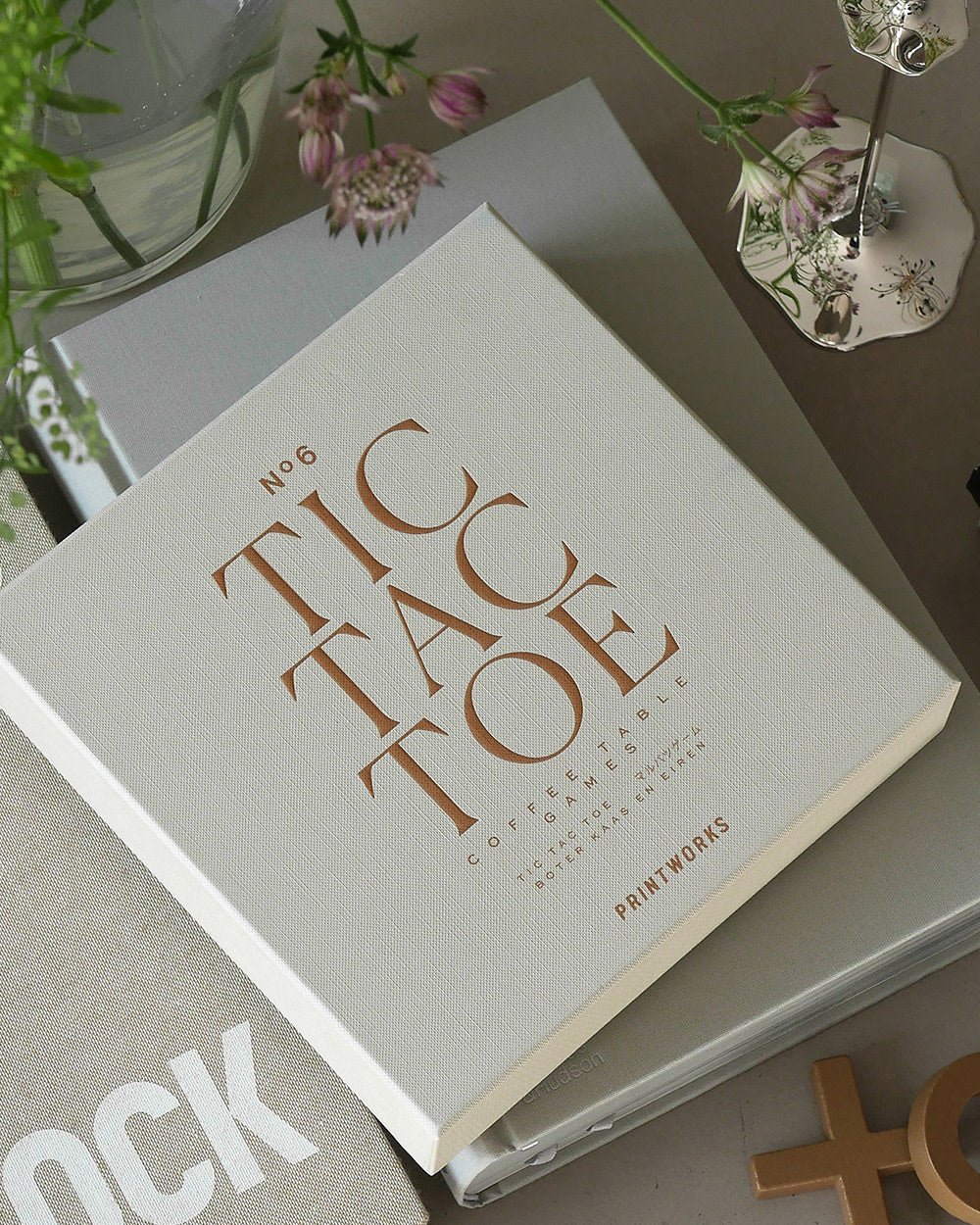 Tres en raya Tic Tac Toe beige - CASA CULTO | Shop Online